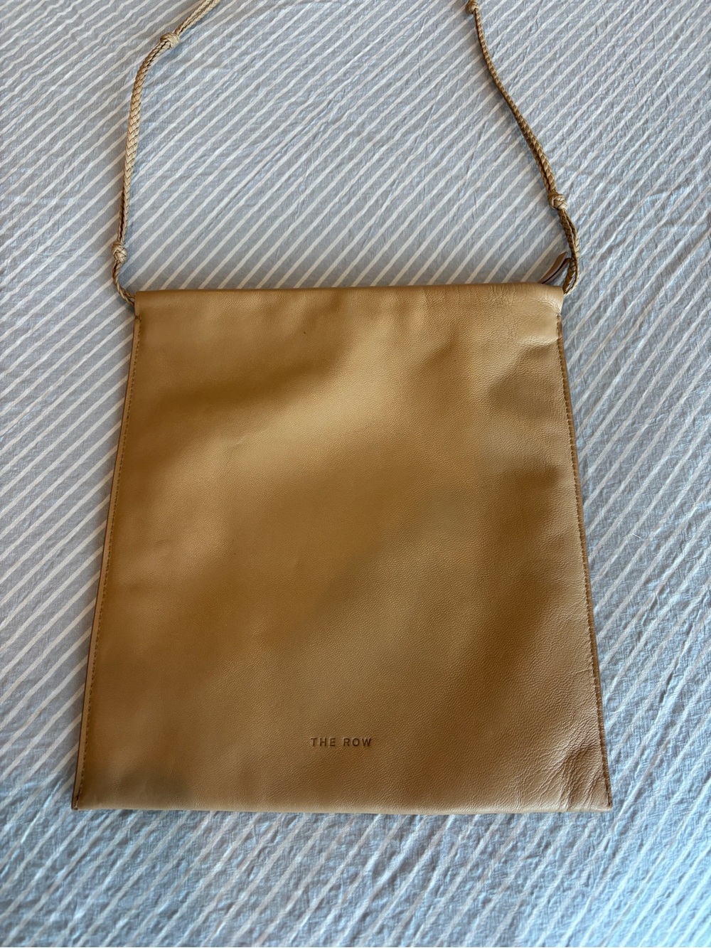The Row Camel/Tan Leather Crossbody Bag
